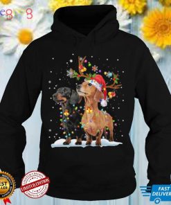 Merry Christmas Gift For Dachshund Lovers Classic T Shirt
