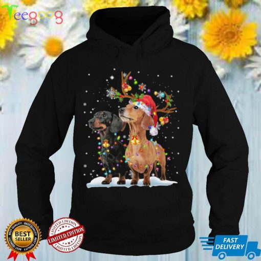Merry Christmas Gift For Dachshund Lovers Classic T Shirt