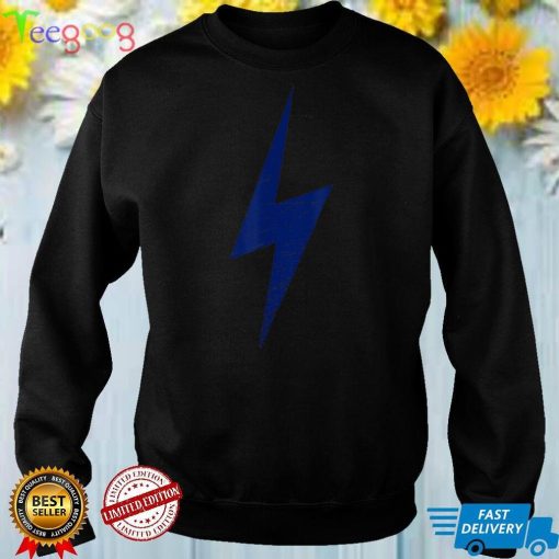 Minimalistic Design With Lightning Bolt Grunge T Shirt