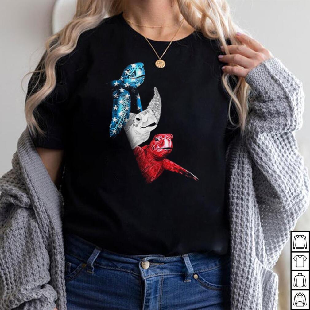 Turtle Shirts Unique Graphic Designs America Flag Shirt