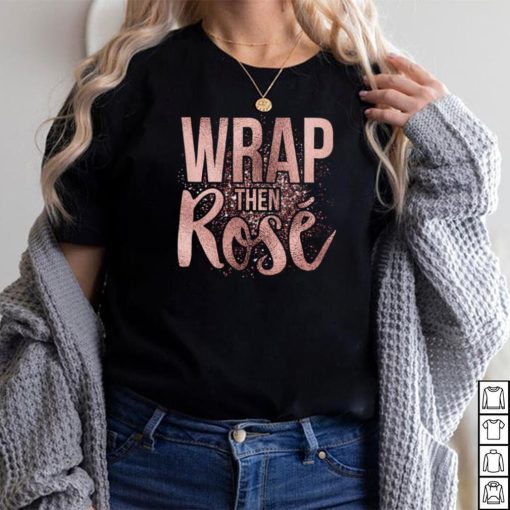 Wrap then rose T shirt