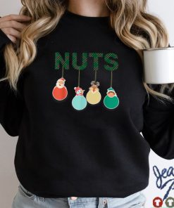 Chest Nuts Xmas Funny Matching Chestnuts Christmas Couples T Shirt tee