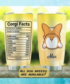 Dog Facts Personalized Tumbler