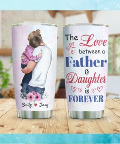 Father Daughter Forever Personalized Tumbler