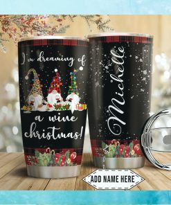 Gnome Christmas Personalized Tumbler