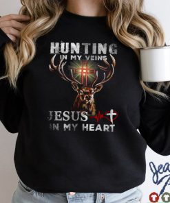 Hunting In My Veins Jesus In My Heart T Shirt tee