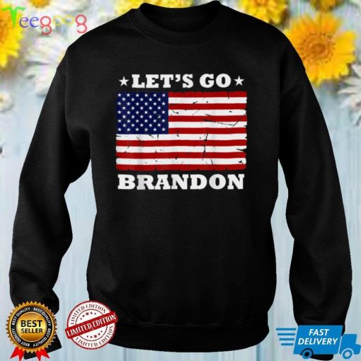 Lets Go Brandon Conservative Anti Liberal US Flag T Shirt 20