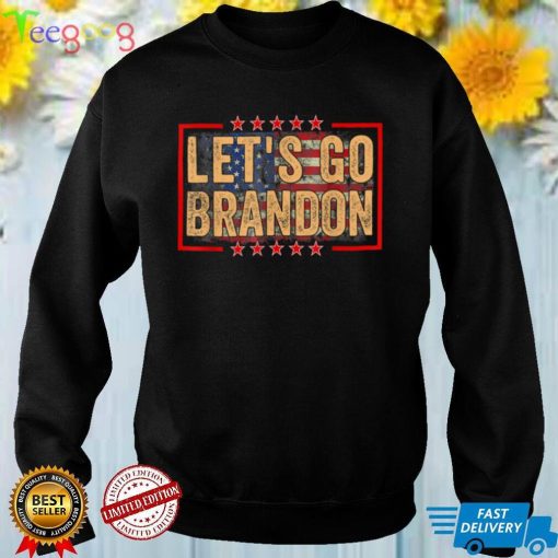 Lets Go Brandon Lets Go Brandon Us Flag Colors Funny T Shirt 1