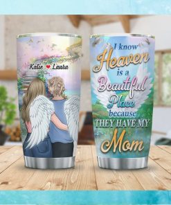 My Mom In Heaven Personalized Tumbler
