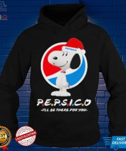 Santa Snoopy Pepsico Ill be there for you Christmas shirt tee