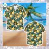 Skull pineapple And Flowers Hawaiian Shirt