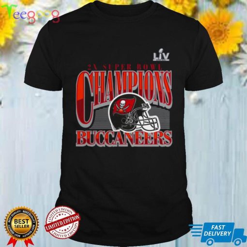 Tampa Bay Buccaneers Womens 2 Time Super Bowl Champions shirt