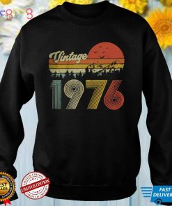 Vintage 1976 Retro 46th Birthday Party T Shirt