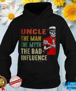 Vintage Fun Uncle Man Myth Bad Influence Tee Shirt