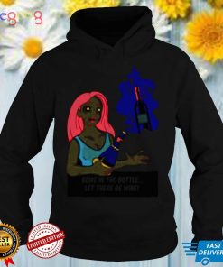 Wine Genie In The Bottle Let There Be Wine Shirt hoodie