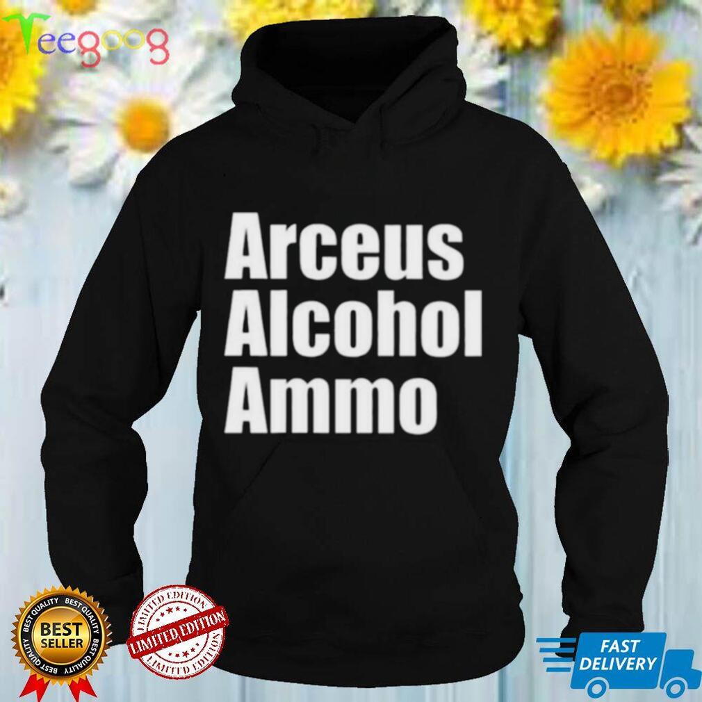 Zach B Sullivan Arceus Alcohol Ammo Shirt