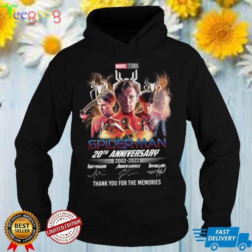 20th Anniversary Three Spiderman T Shirt