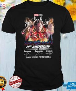 20th Anniversary Three Spiderman T Shirt