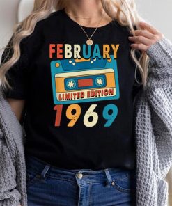 53 Years Old Gifts Legend Since February 1969 53rd Birthday T Shirt