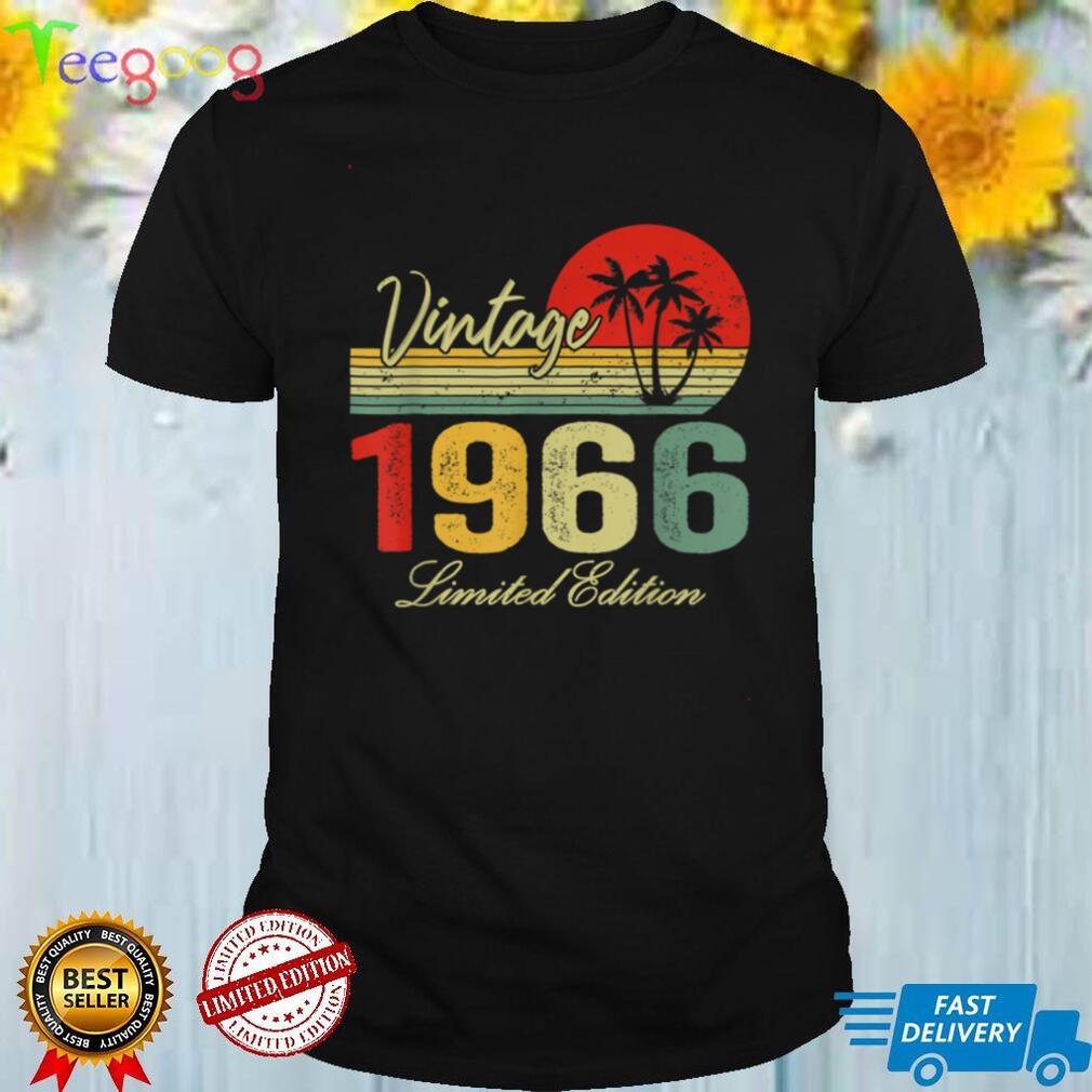 56 Year Gifts Vintage 1966 Limited Edition 56Th Birthday T Shirt