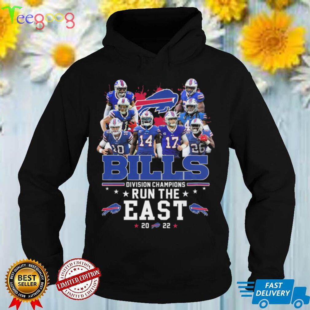 Bills Run The East Shirt, Buffalo Bills Afc East Division Champions Nfl  T Shirt