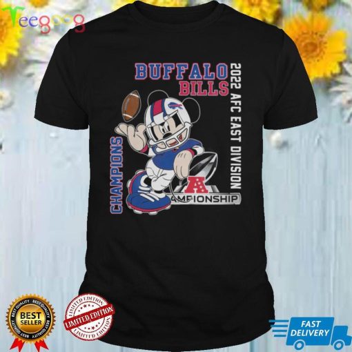 Buffalo Bills 2021 2022 American Football Conference Afc East Champions Nfl Mickey Disney T Shirt