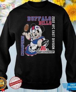 Buffalo Bills 2021 2022 American Football Conference Afc East Champions Nfl Mickey Disney T Shirt