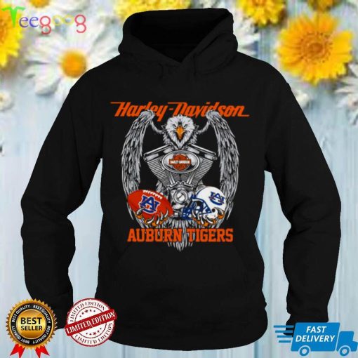 Eagle Harley Davidson Auburn Tigers Shirt