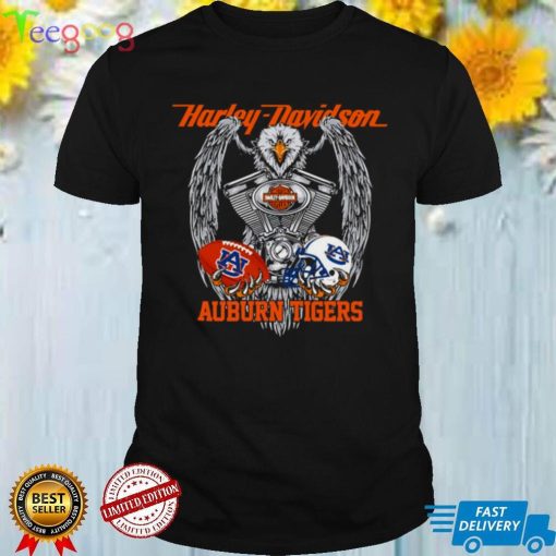 Eagle Harley Davidson Auburn Tigers Shirt