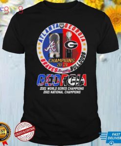 Georgia Bulldogs Braves Champion World Series and National Champions 2021 shirt
