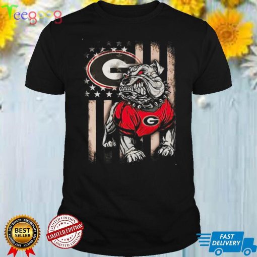 Georgia Bulldogs UGA Flag Waterproof Shirt