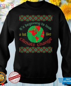 Global Warming Earth Day Green Energy Planet Christmas T Shirt