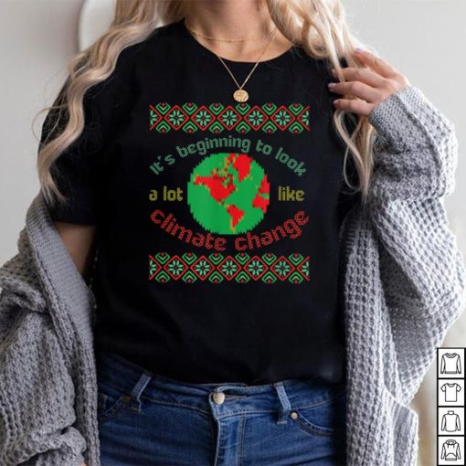 Global Warming Earth Day Green Energy Planet Christmas T Shirt