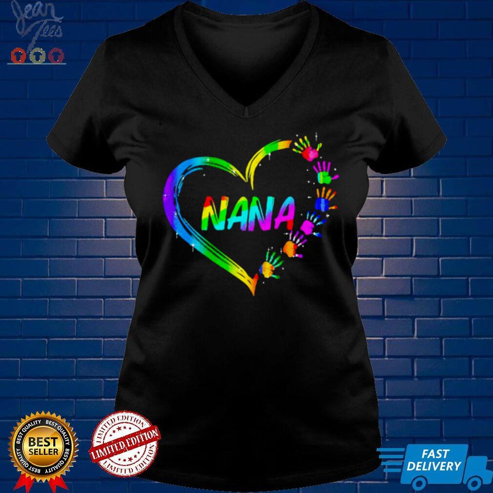 Gradient Heart Shape Nana Shirt