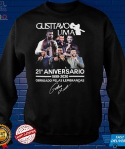 Gusttavo Lima 21 aniversario 1999 2020 obrigado pelas lembrancas shirt