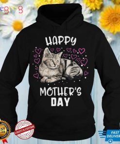 Happy Mother's Day Cat Mom Ever Funny Cute T Shirt