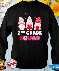 Happy Valentines Day Gnome 2nd Grade Squad Shirt
