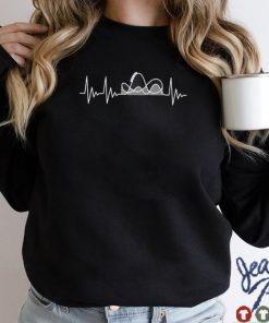 Heartbeat Roller Coaster Design Shirt