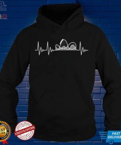 Heartbeat Roller Coaster Design Shirt