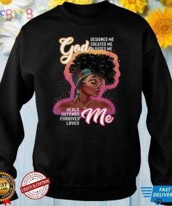 Black Woman God Designed Me Prayer Black Girl Melanin T Shirt