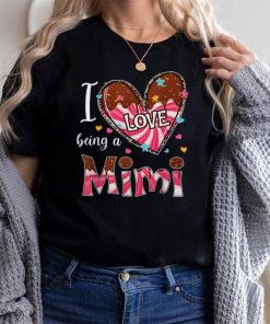 I Love Being A Mimi Happy Valentine's Day Gifts Women T Shirt