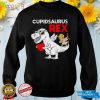 Kids Cupidsaurus Rex Dab Heart Dino Toddler Boys Valentines T Shirt (1)