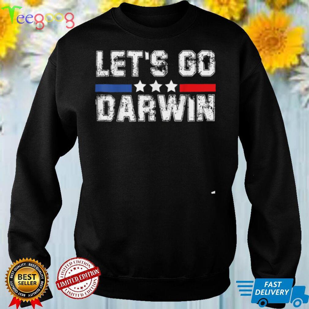 Lets Go Darwin Let’s Go Darwin Funny US FLAG VINTAGE 2022 T Shirt