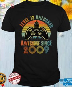 Level 13 Unlocked Video Gamer 13 Years Old 13 Birthday Gifts T Shirt