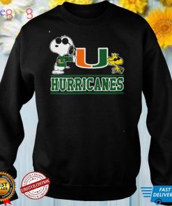 Miami Hurricanes Cool Snoopy Shirt