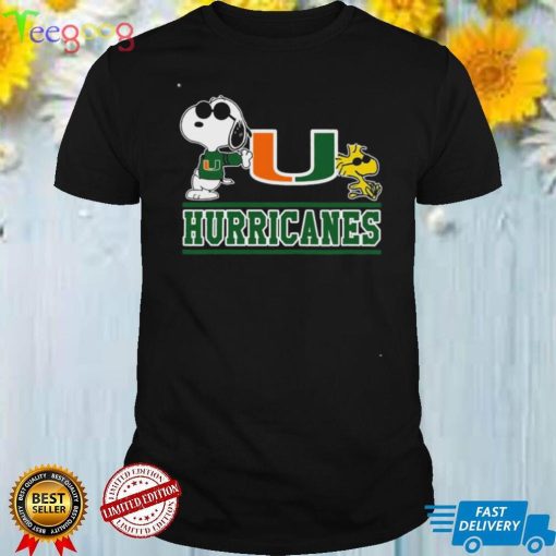 Miami Hurricanes Cool Snoopy Shirt