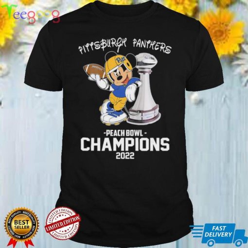 NCAA Pittsburgh Panthers Peach Bowl Champions 2022 Graphic Unisex T Shirt