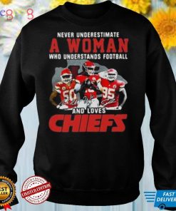Never Underestimate A Woman Who Understands Football And Loves Chiefs T Shirt