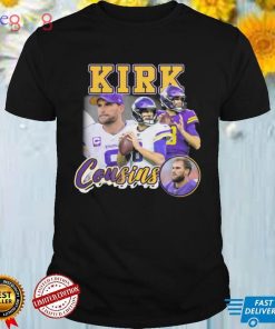 Nfl Minnesota Vikings Kirk Cousins Autographed T Shirt