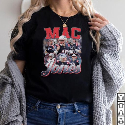 Nfl New England Patriots Mac Jones Autographed T Shirt